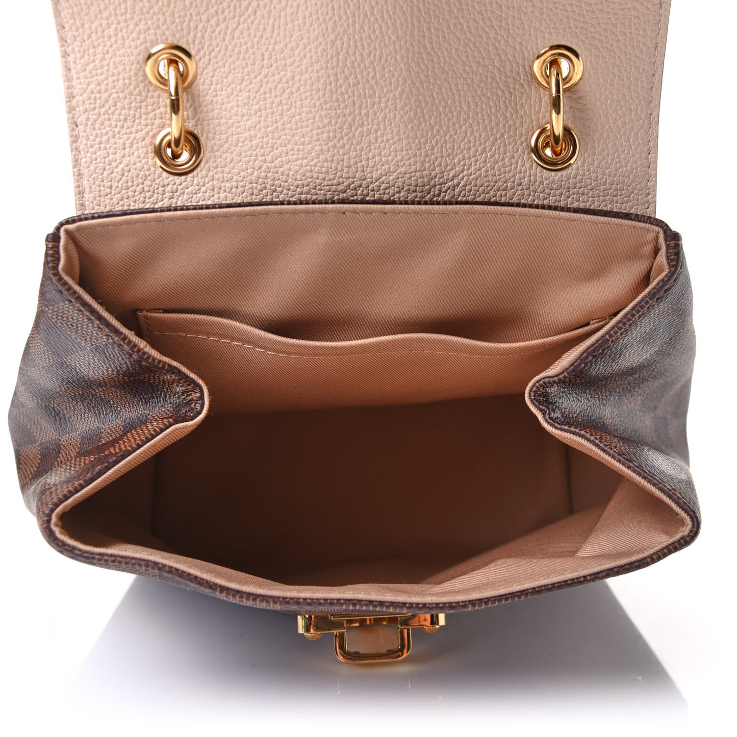 Damier Ebene Clapton Backpack Creme
