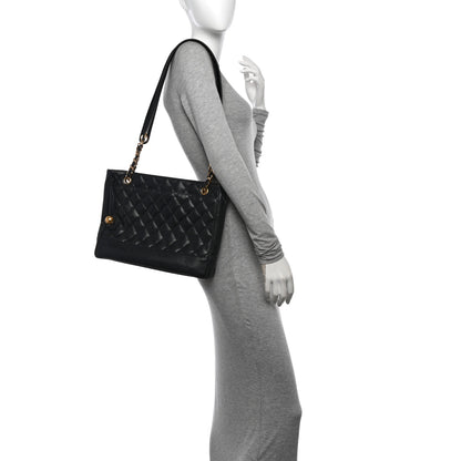 Chanel Caviar Quilted Shoulder Bag Black 2 of 13