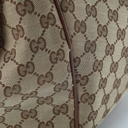 Gucci Monogram Large Sukey Tote Brown 13 of 19