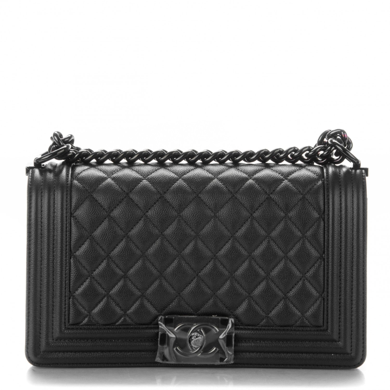 Chanel Caviar Quilted Medium Boy Flap So Black 1 of 7