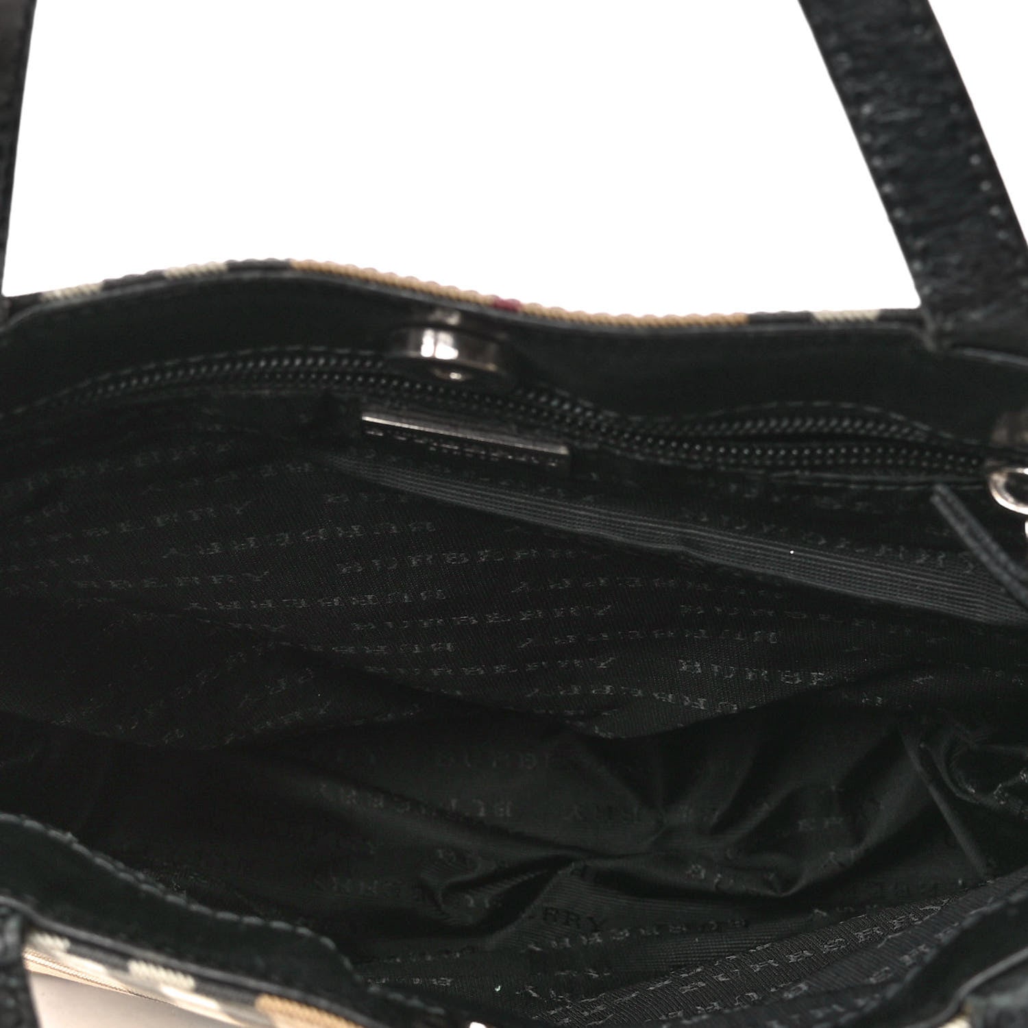 Burberry House Check Medium Tote Black 4 of 5