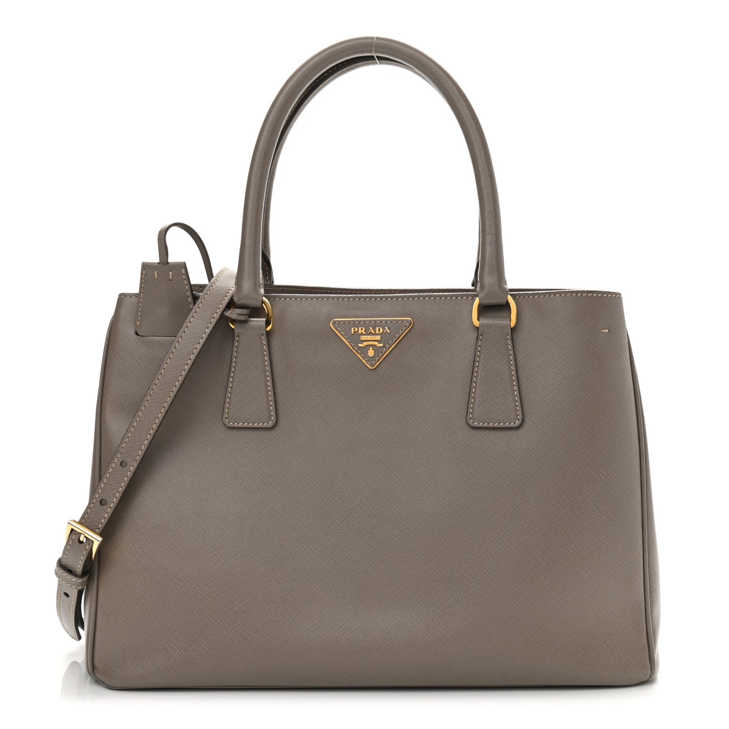 Saffiano Lux Medium Tote Argilla