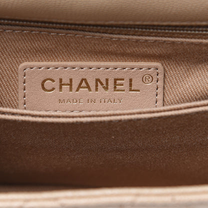 Chanel Caviar Quilted Mini Coco Handle Flap Beige 6 of 10