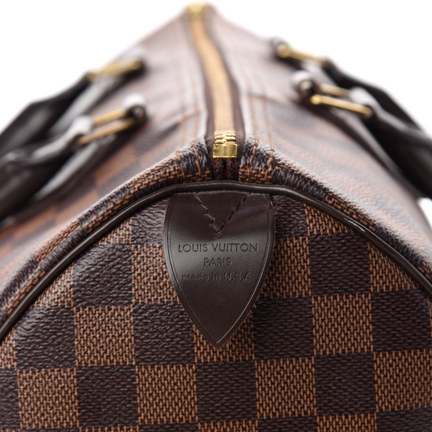 Louis Vuitton Damier Ebene Speedy 35 8 of 10
