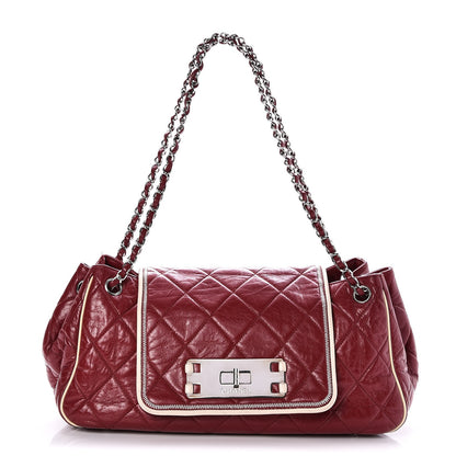 Chanel Lambskin Quilted East West Accordion Flap Light Bordeaux 1 of 11