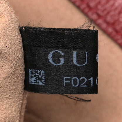 Gucci GG Supreme Monogram Tian Web Medium Padlock Messenger Shoulder Bag Beige Multicolor New Acero 8 of 10