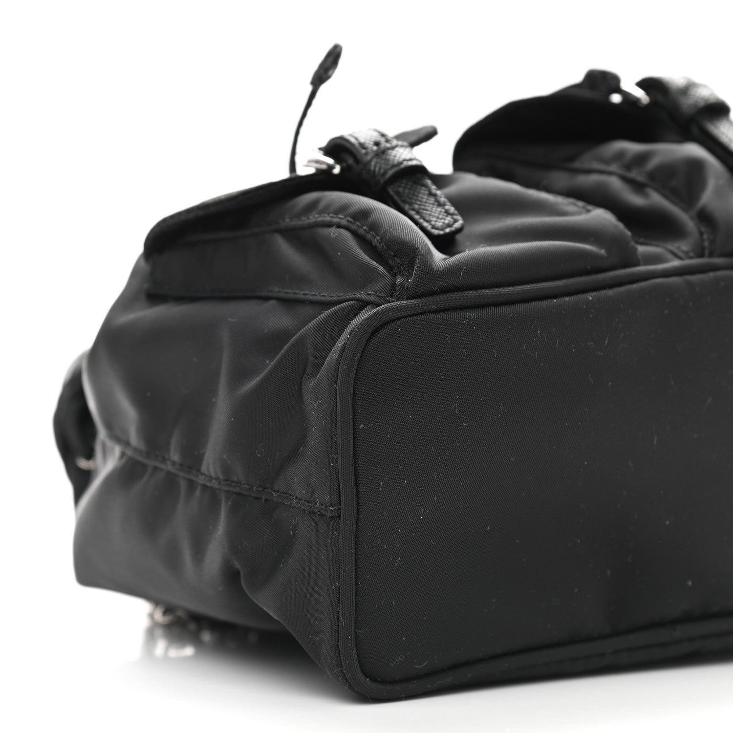 Prada Nylon Vela Mini Crossbody Backpack Black 9 of 10