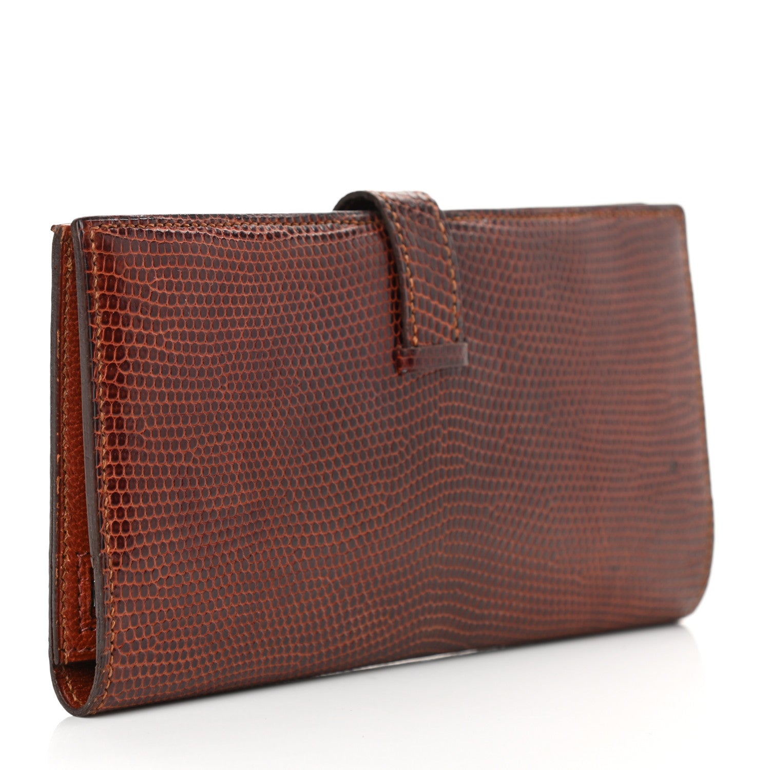 Hermes Lizard Bearn Wallet Etrusque 3 of 11