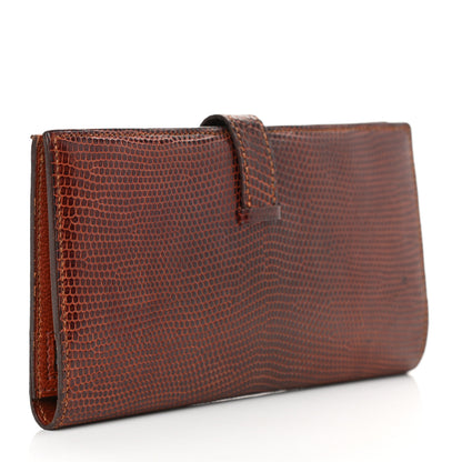 Hermes Lizard Bearn Wallet Etrusque 3 of 11