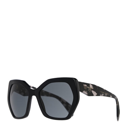 Prada Acetate Sunglasses SPR 16R Black Tortoise Grey 1 of 7
