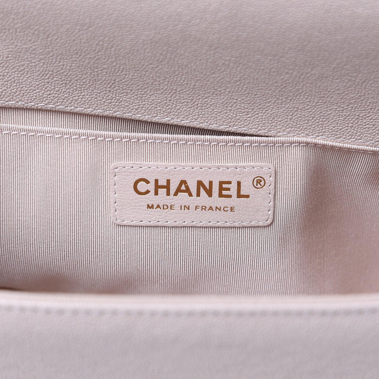 Chanel Iridescent Caviar Quilted Medium Boy Flap Light Beige 6 of 11