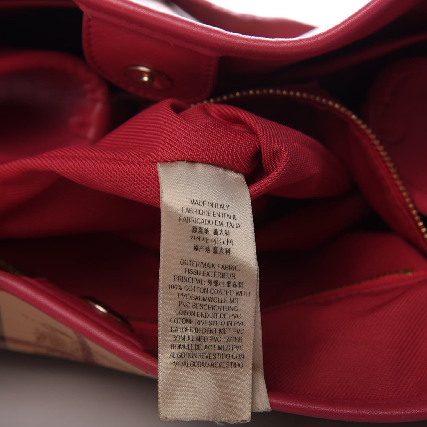 Haymarket Check Bow Canterbury Tote Pink