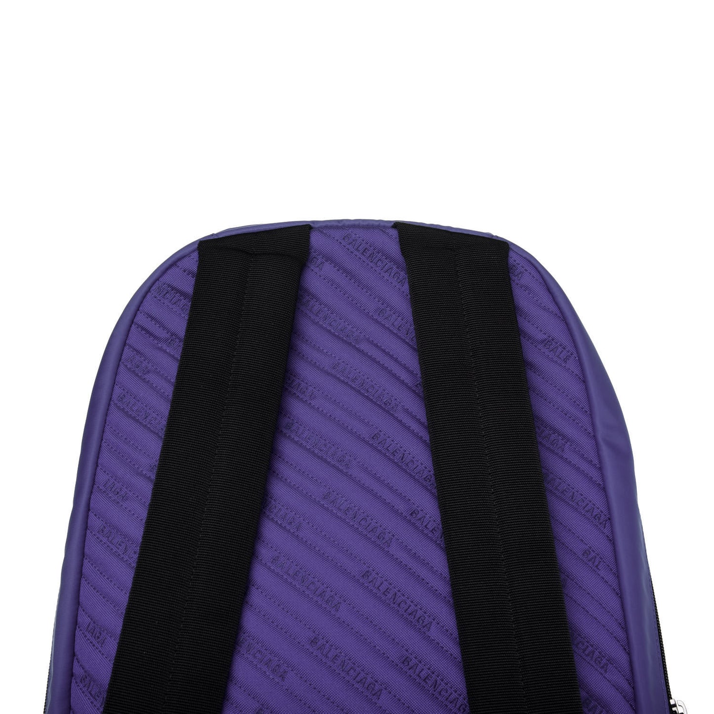 Nylon Double Pack Backpack Purple Black