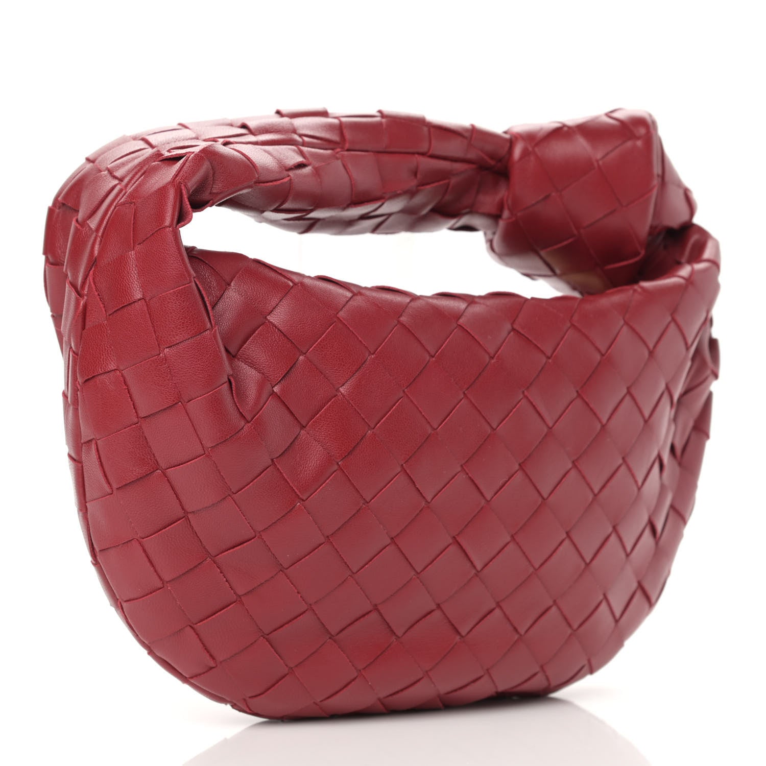 Bottega Veneta Nappa Intrecciato Mini Jodie Dark Red 3 of 10