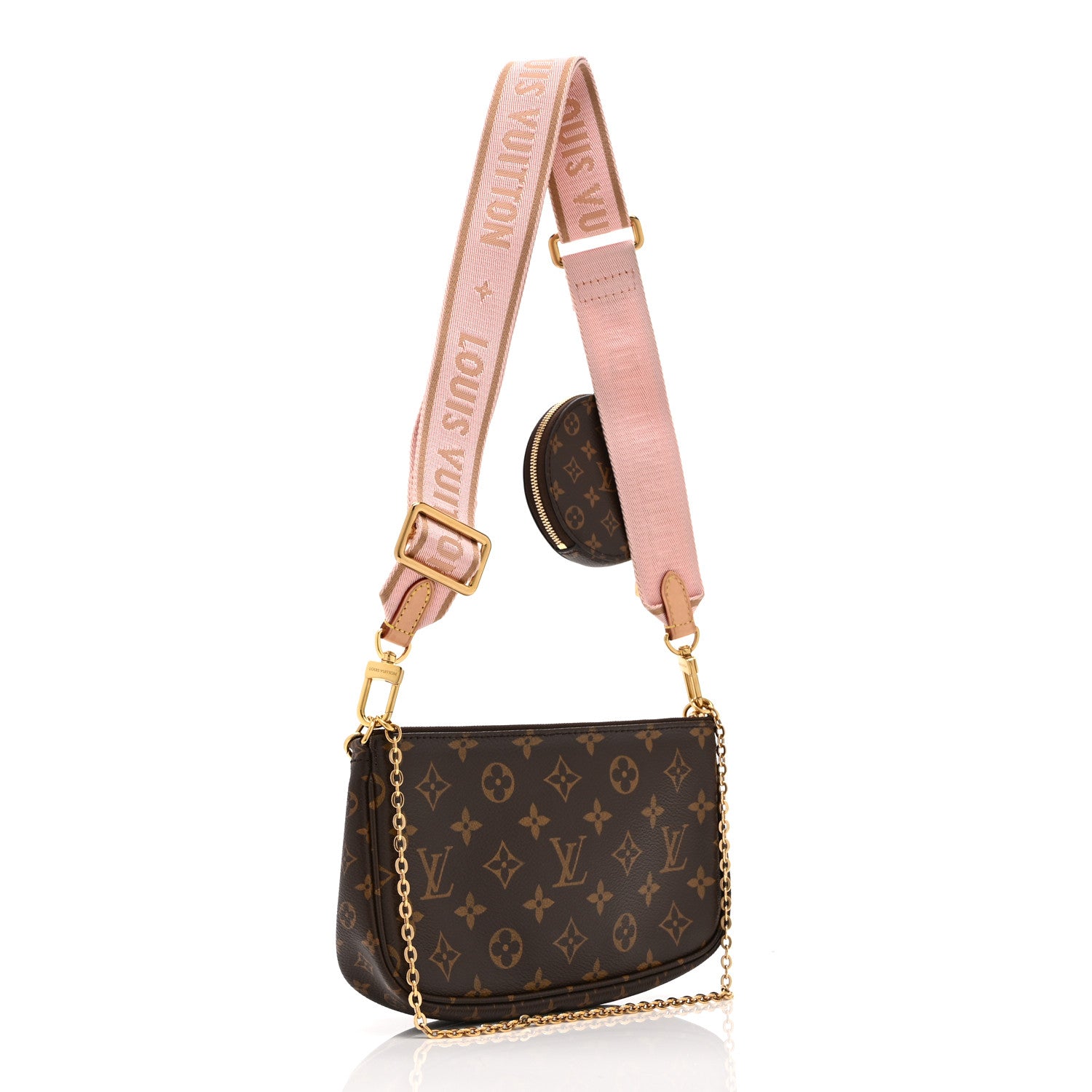 Louis Vuitton Monogram Multi Pochette Accessories Rose Clair 3 of 11