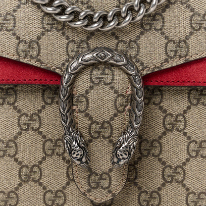 Gucci GG Supreme Monogram Mini Dionysus Shoulder Bag Hibiscus Red 8 of 12