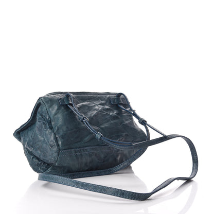 Givenchy Tumbled Sheepskin Mini Pandora Mineral Blue 3 of 10