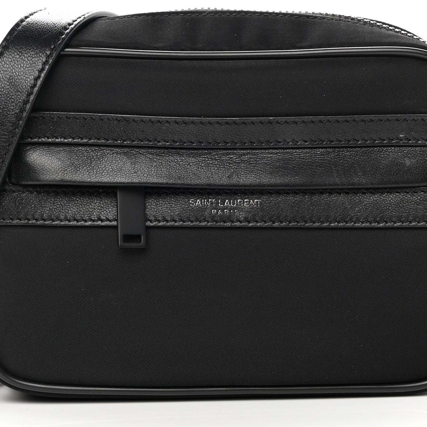 Lambskin Nylon Small Camp Camera Bag Black