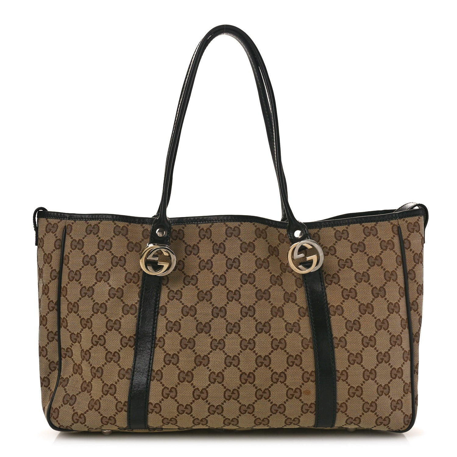 Gucci Monogram Medium Twins Tote Black 1 of 9