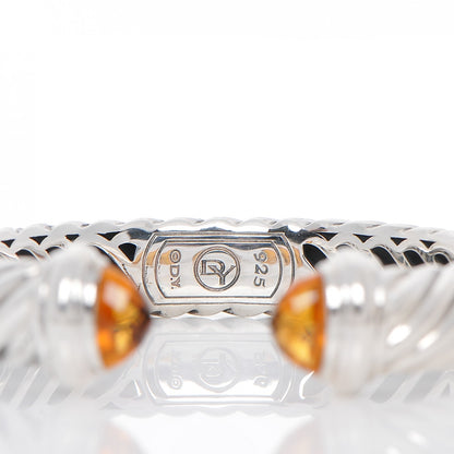 David Yurman Sterling Silver Citrine 10mm Waverly Bracelet 4 of 4