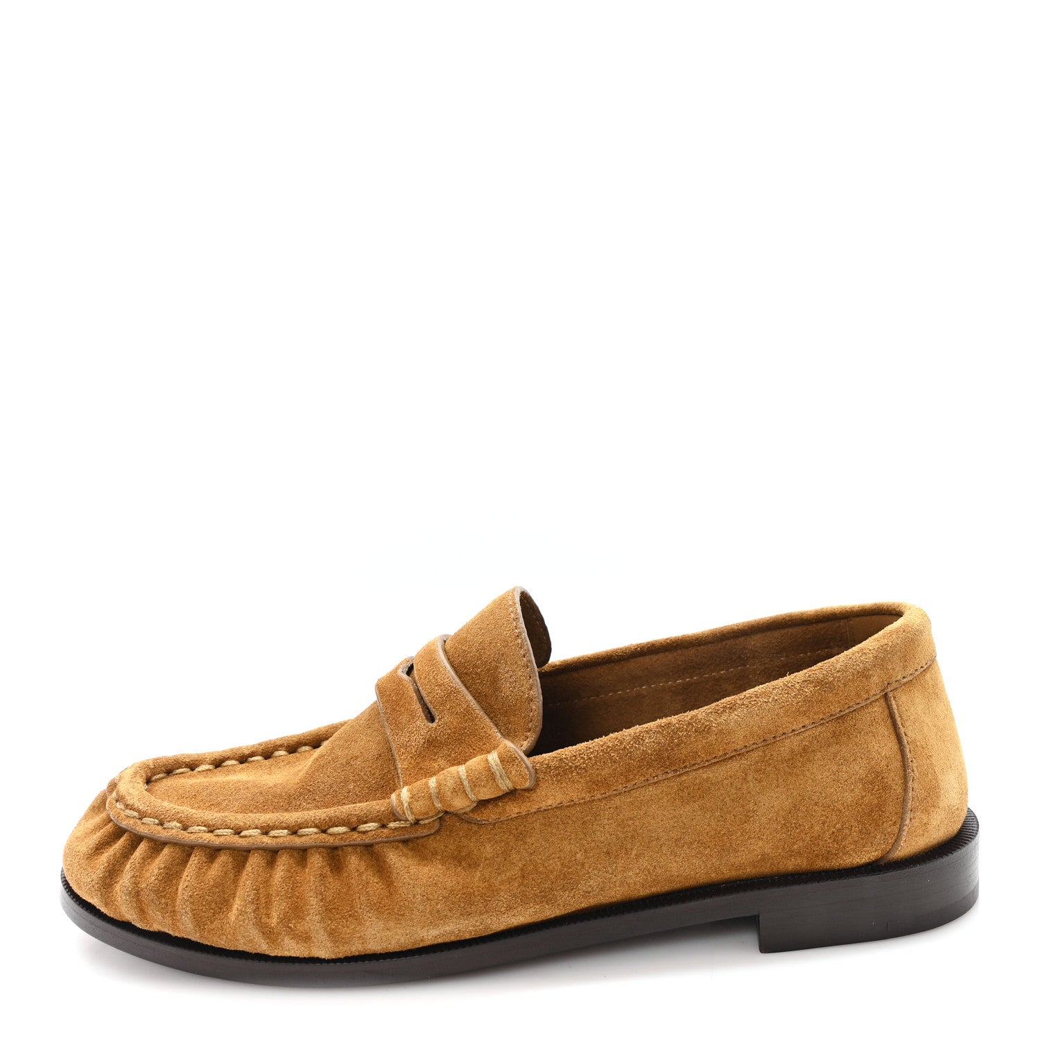Saint Laurent Suede Le Loafer 15 Penny Slippers 36 Cuoio 1 of 10