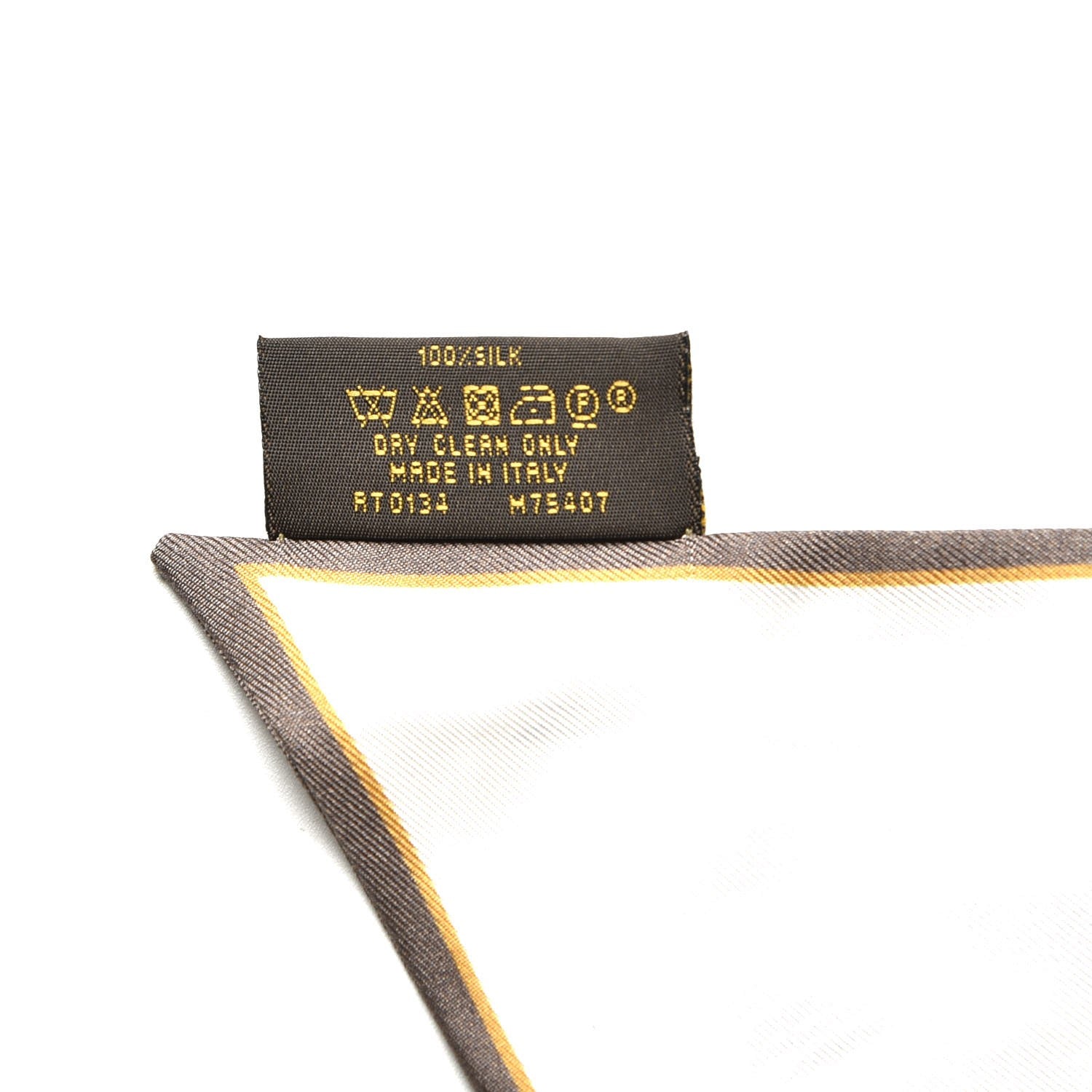 Louis Vuitton Silk LV Comics Bandeau Taupe 6 of 6
