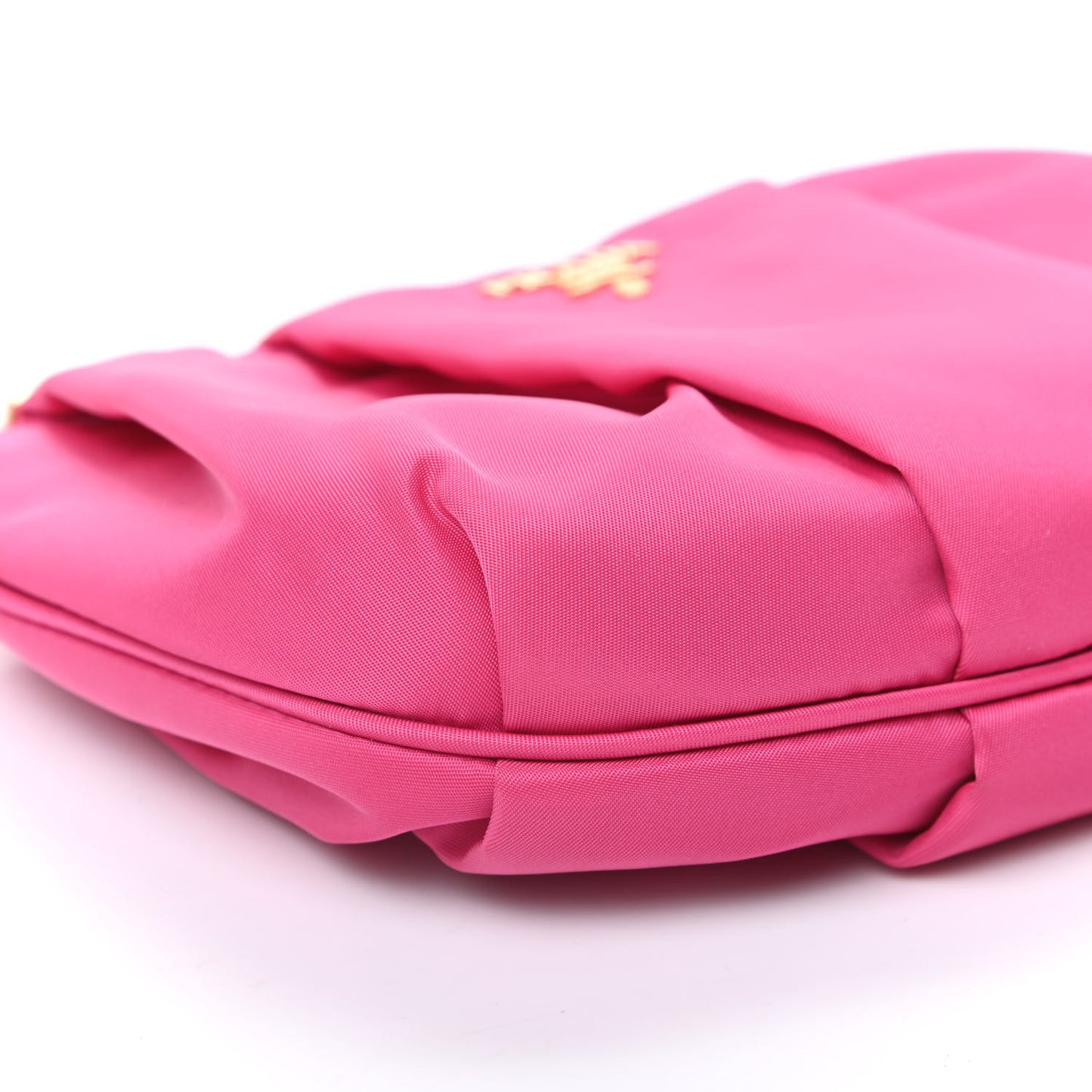 Tessuto Nylon Wristlet Clutch Fuxia