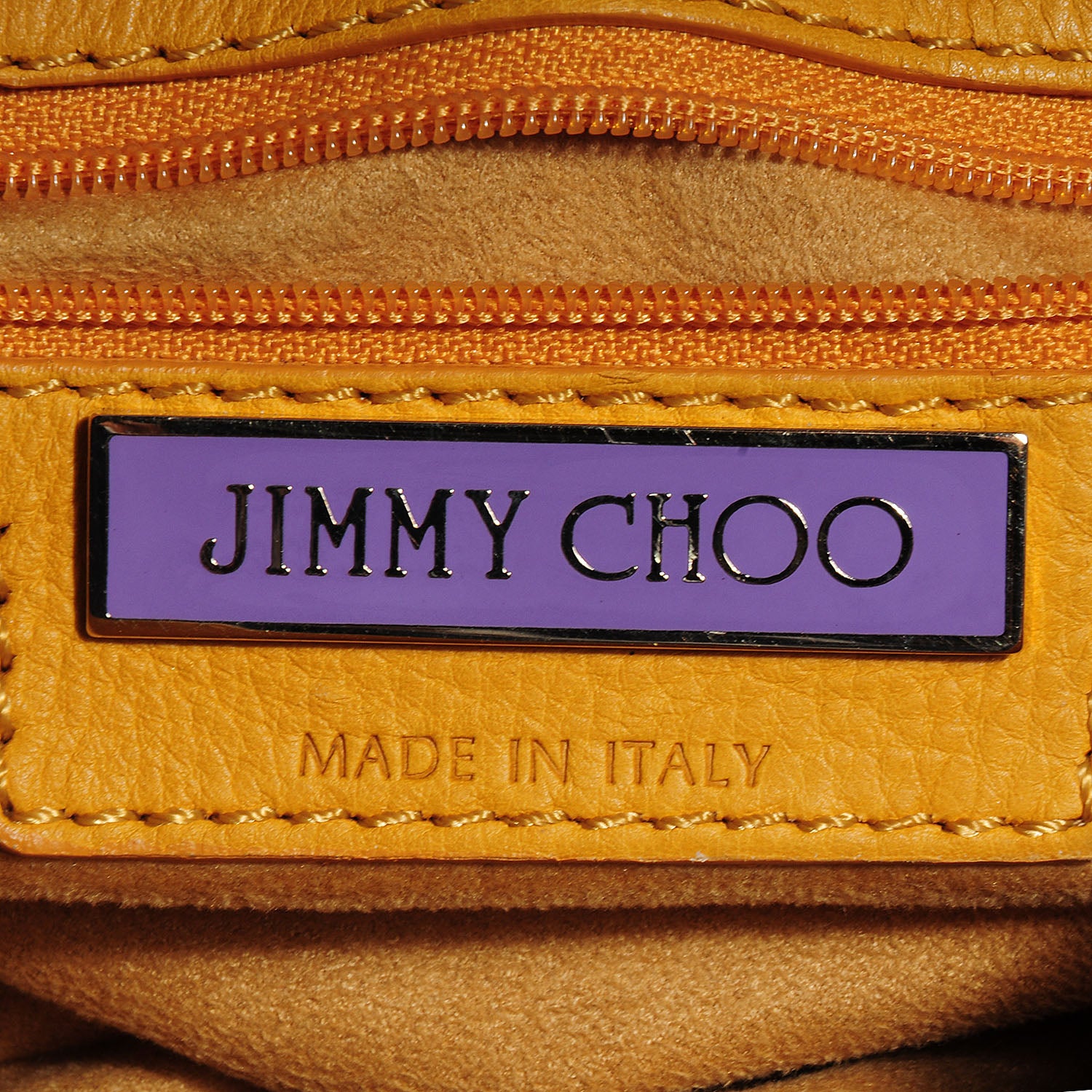Jimmy Choo Calfskin Small Radiant Hobo Yellow 7 of 9