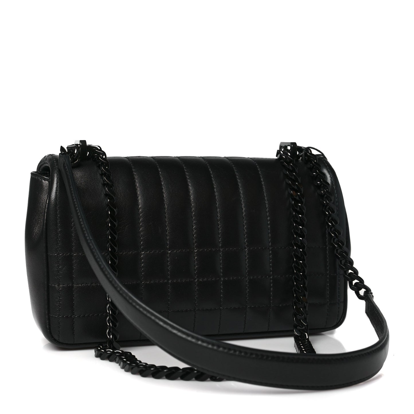 Lambskin Quilted Small Lola Bag Black
