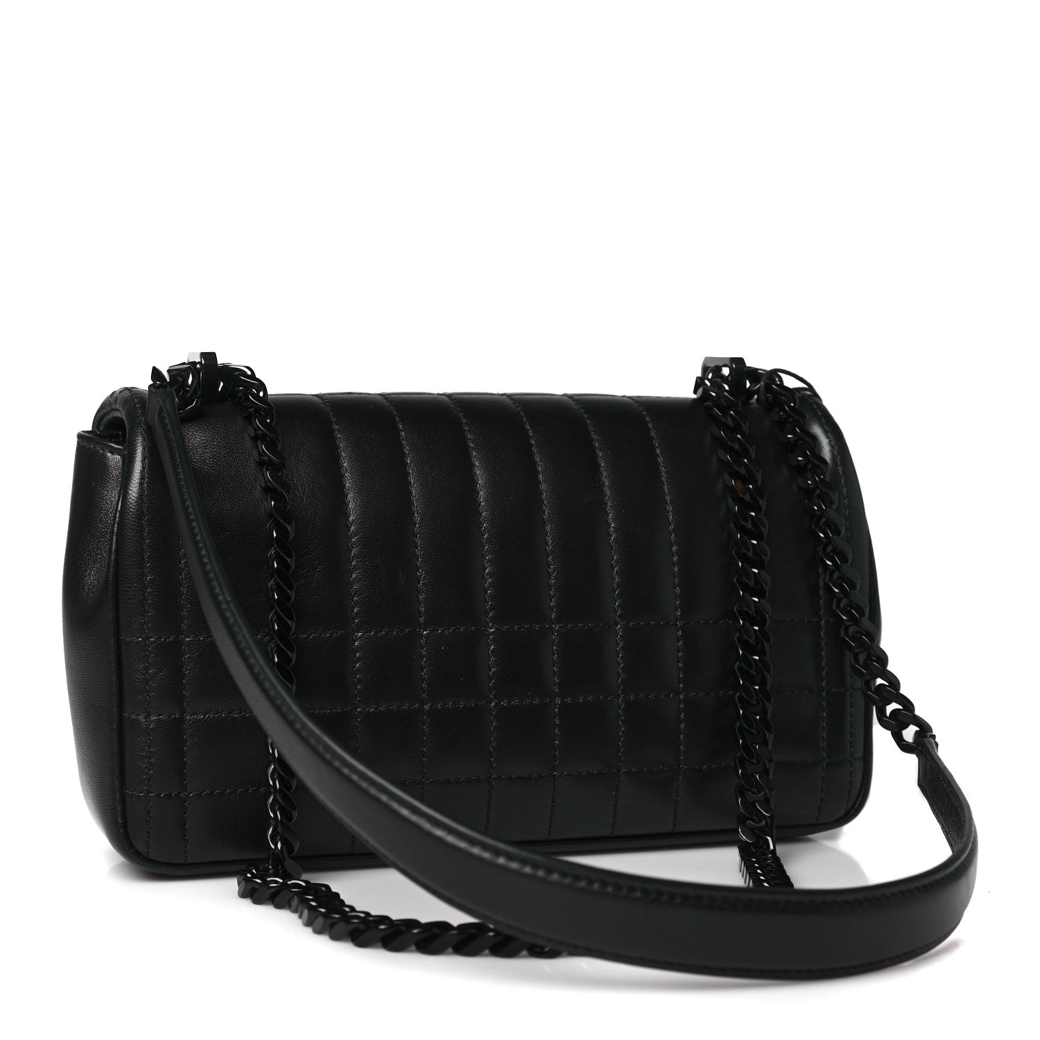 Burberry Lambskin Quilted Small Lola Bag Black 3 of 9