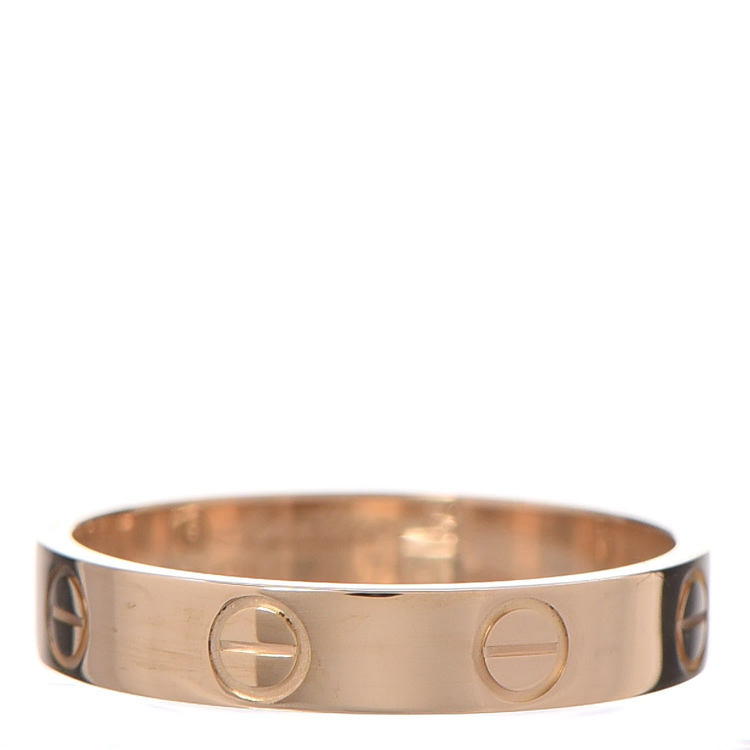 Cartier 18K Yellow Gold 3.5mm LOVE Wedding Band Ring 53 6.25 1 of 4