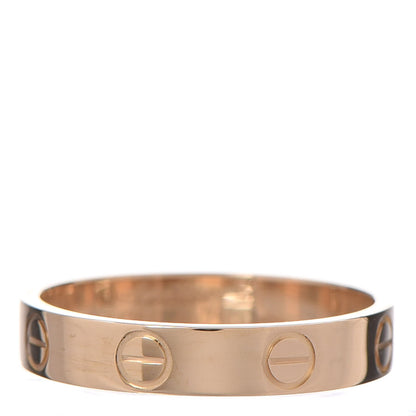 Cartier 18K Yellow Gold 3.5mm LOVE Wedding Band Ring 53 6.25 1 of 4