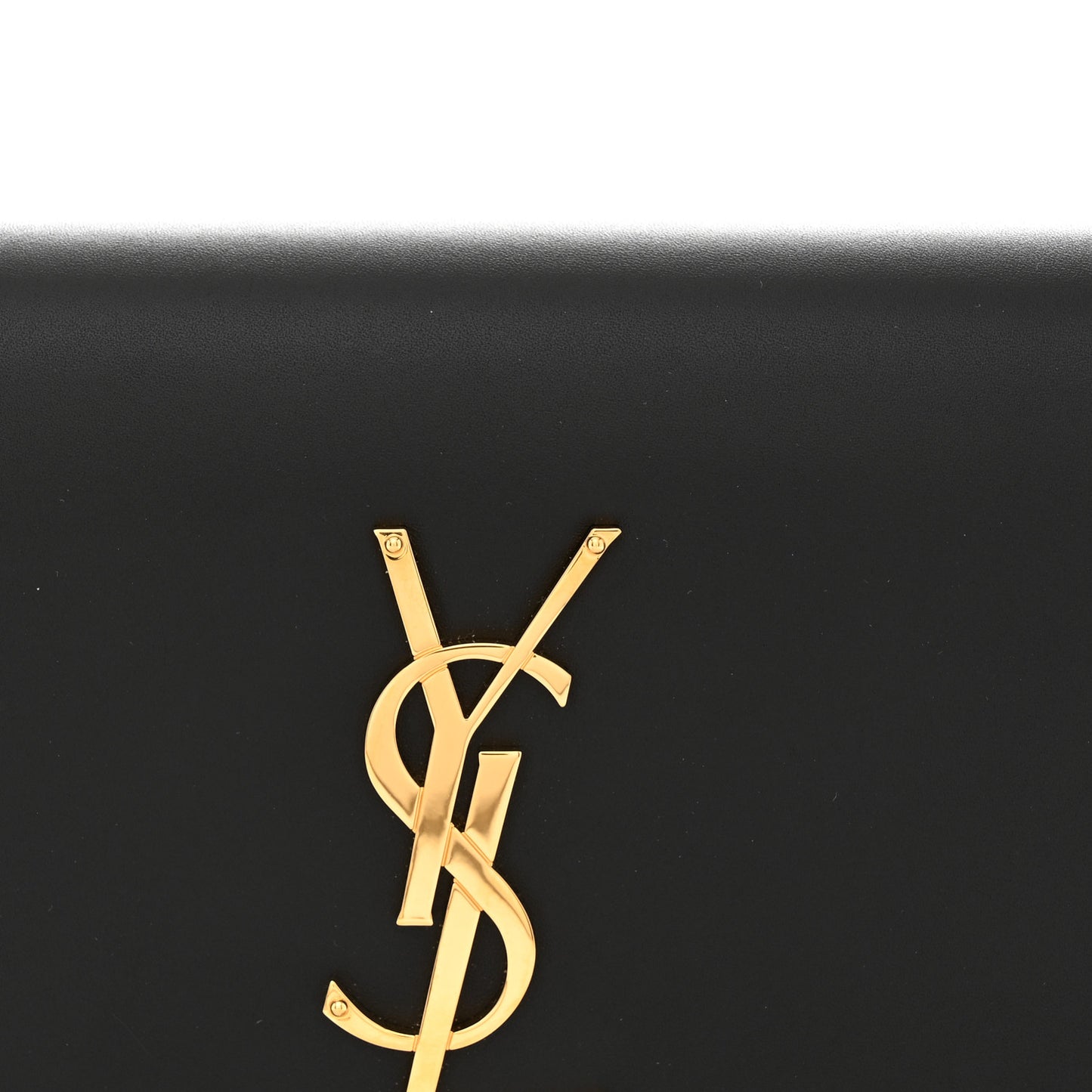 Calfskin Classic Monogram Tassel Clutch Black