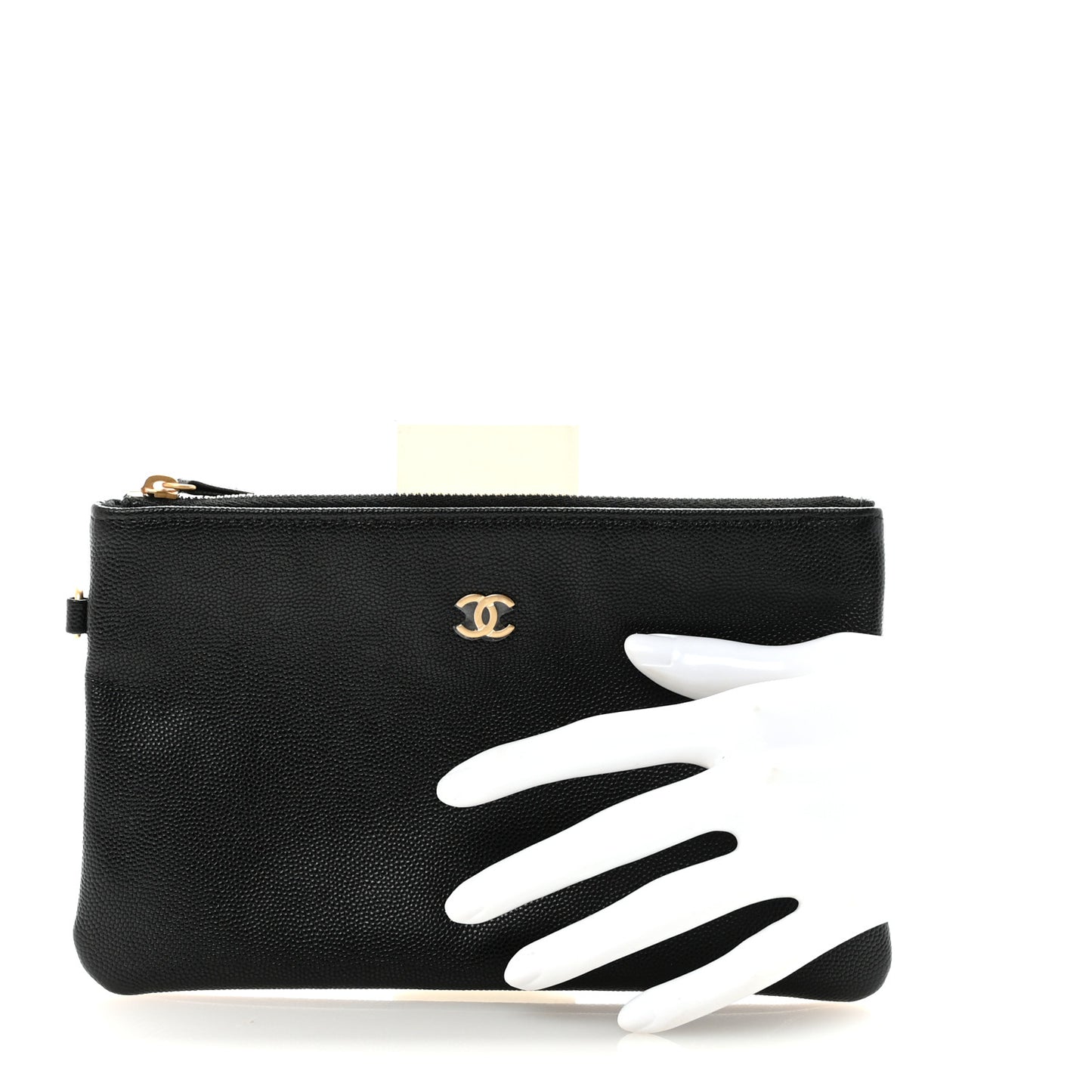 Caviar Chanel 22 Removable Pouch Black