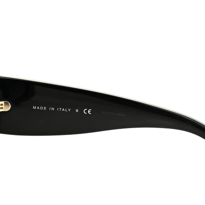 Chanel Acetate Rectangle Sunglasses 5435-A Black 6 of 8