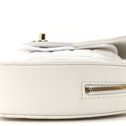 Chanel Lambskin Quilted CC In Love Heart Bag White 10 of 10
