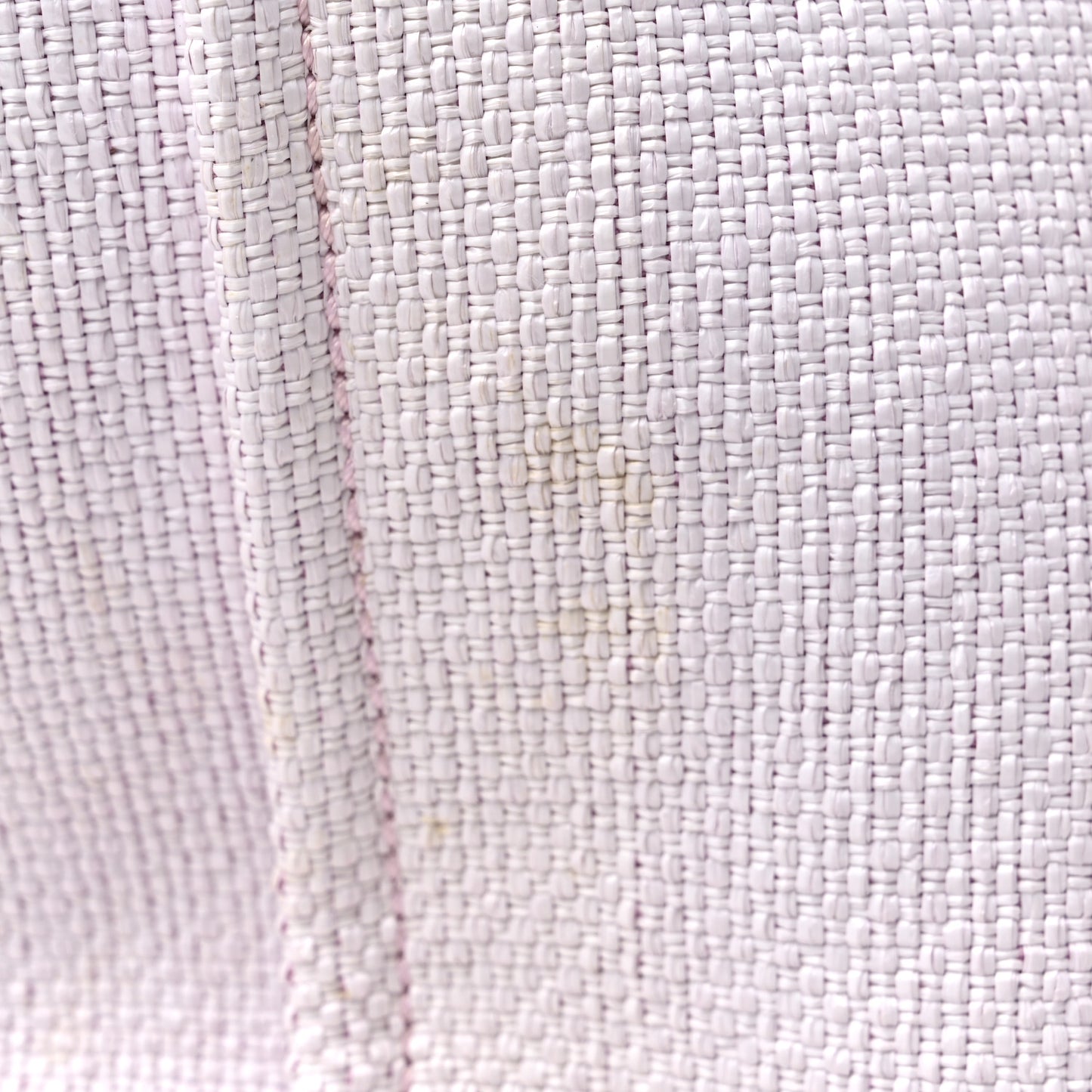 Woven Straw Raffia Medium Deauville Tote Pink