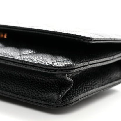 Chanel Caviar Quilted Wallet on Chain WOC Black 11 of 11
