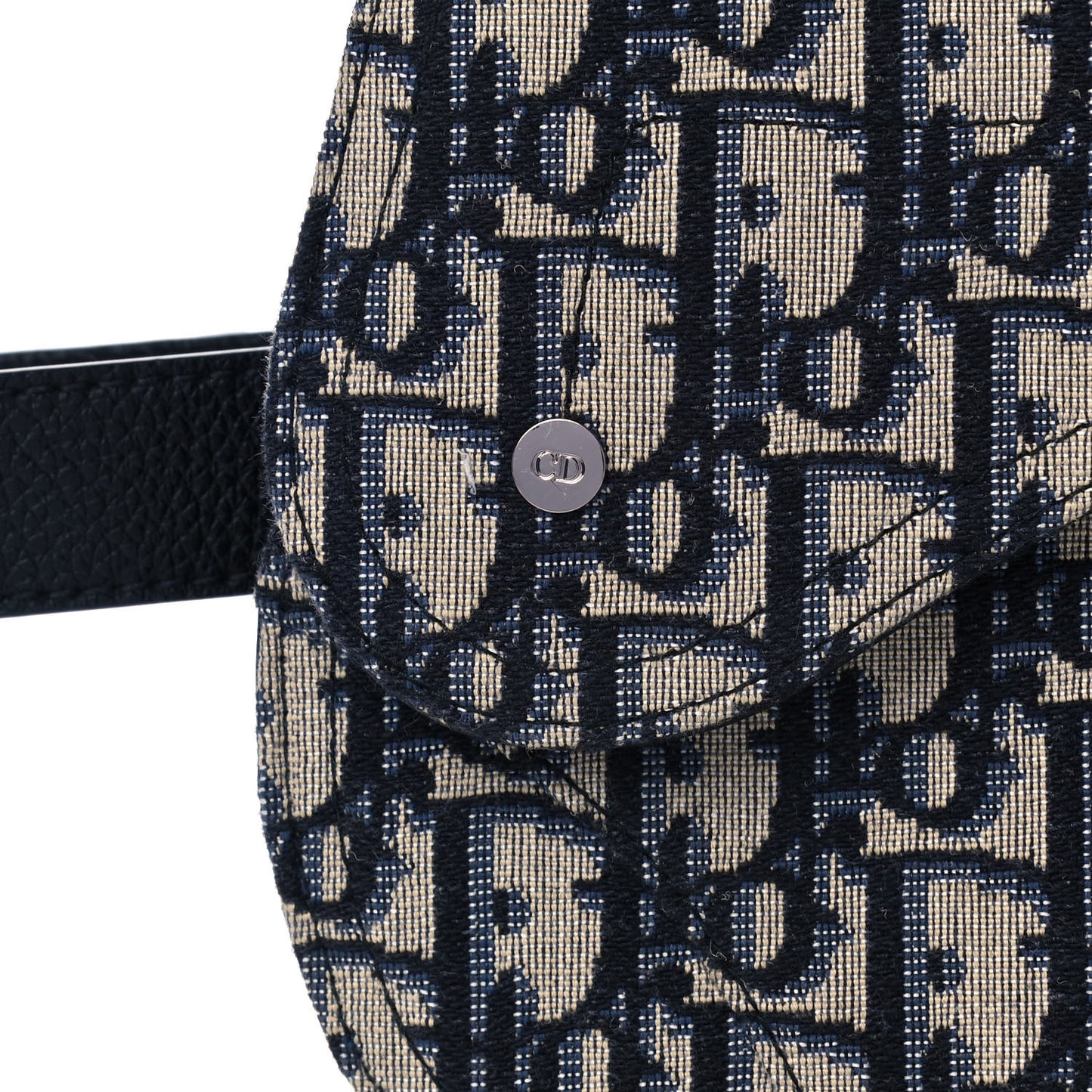 HOMME Oblique Saddle Belt Bag Blue