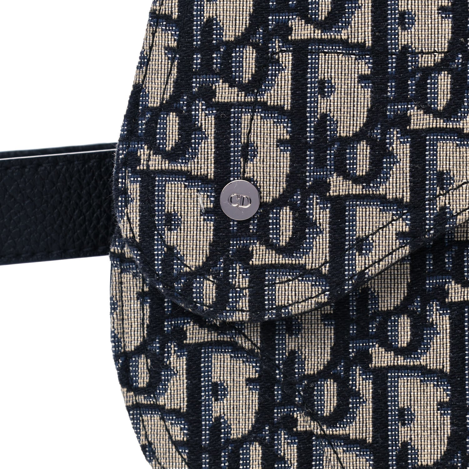 Christian Dior HOMME Oblique Saddle Belt Bag Blue 8 of 12