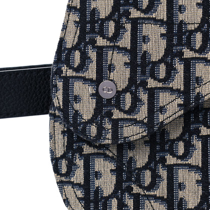 Christian Dior HOMME Oblique Saddle Belt Bag Blue 8 of 12