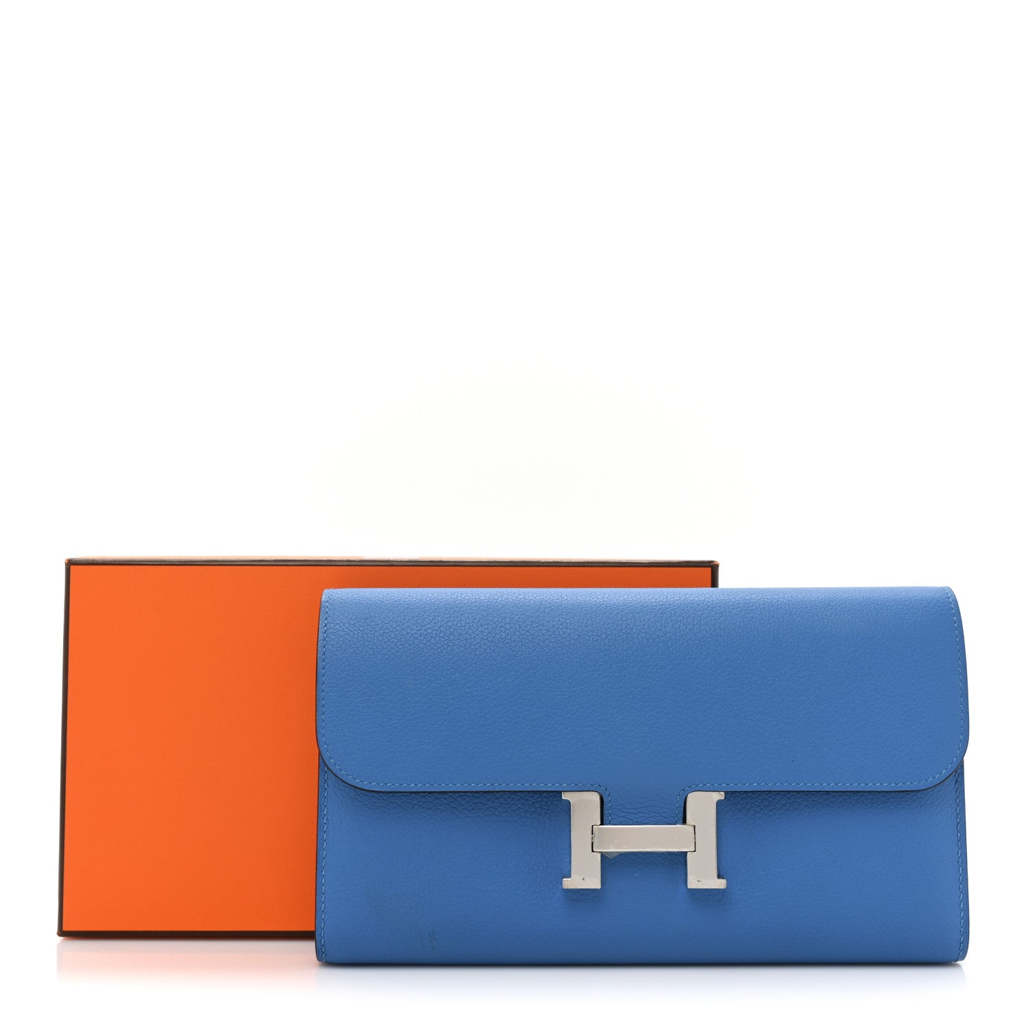 Hermes Evercolor Constance Long Wallet Bleu Zellige 15 of 15