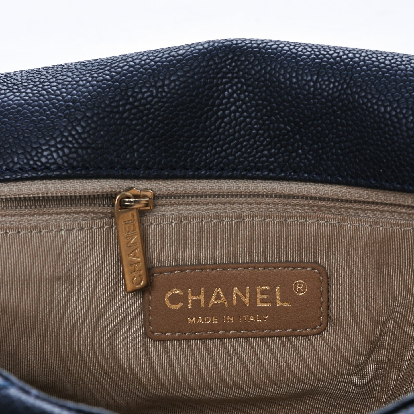 Caviar Wild Stitch Flap Navy