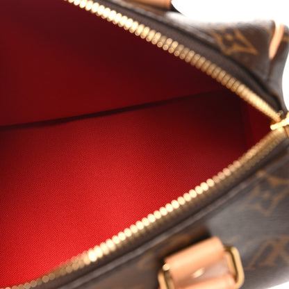 Louis Vuitton Monogram Speedy Bandouliere 20 Black 5 of 10