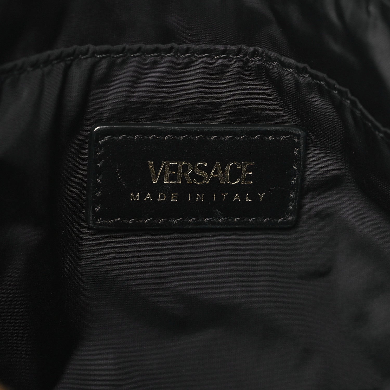 Versace Nylon Medusa Pochette Flamingo Black 6 of 8