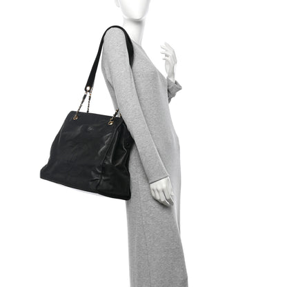Chanel Lambskin CC Shoulder Bag Black 3 of 12