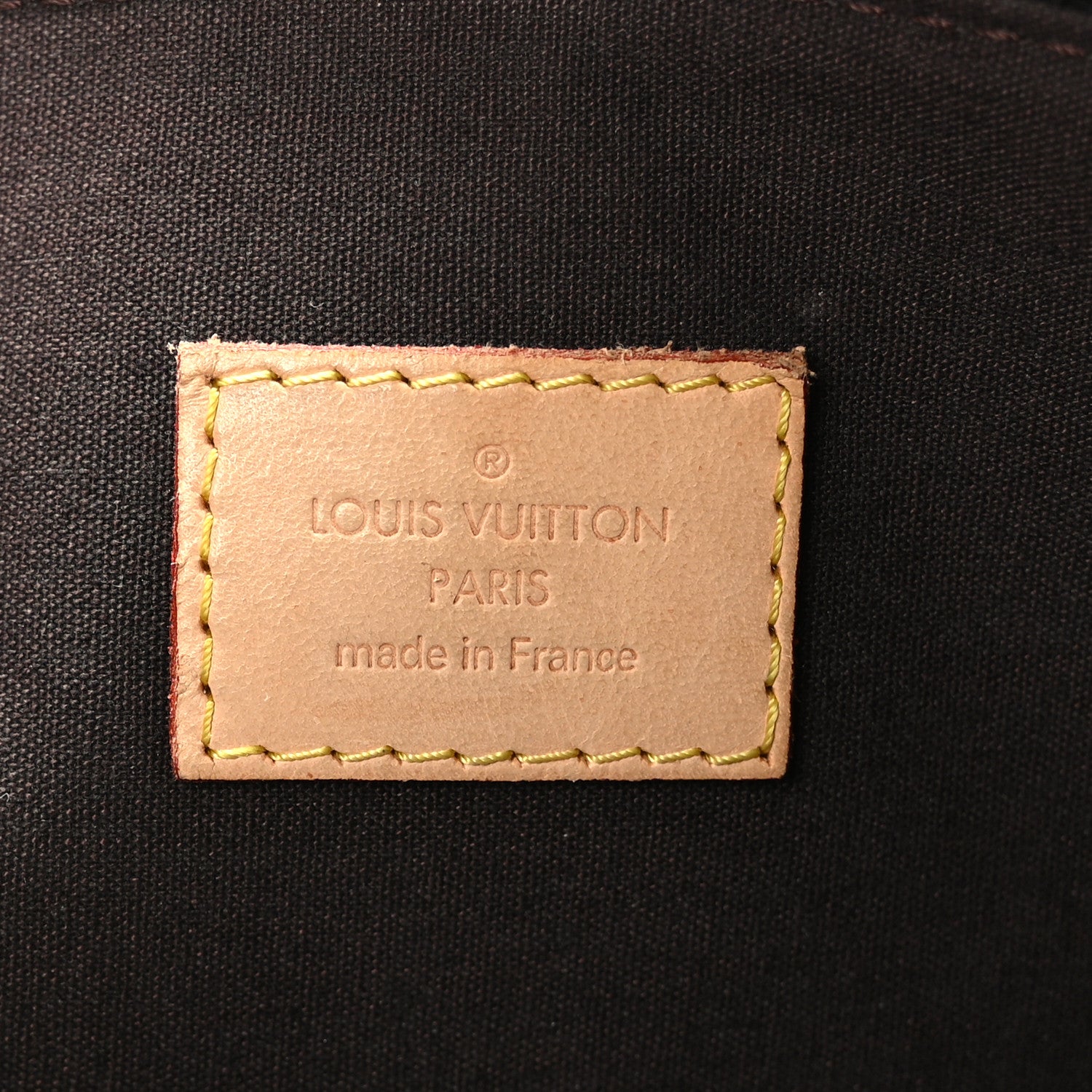Louis Vuitton Vernis Alma GM Terre Terre D'Ombre 6 of 10