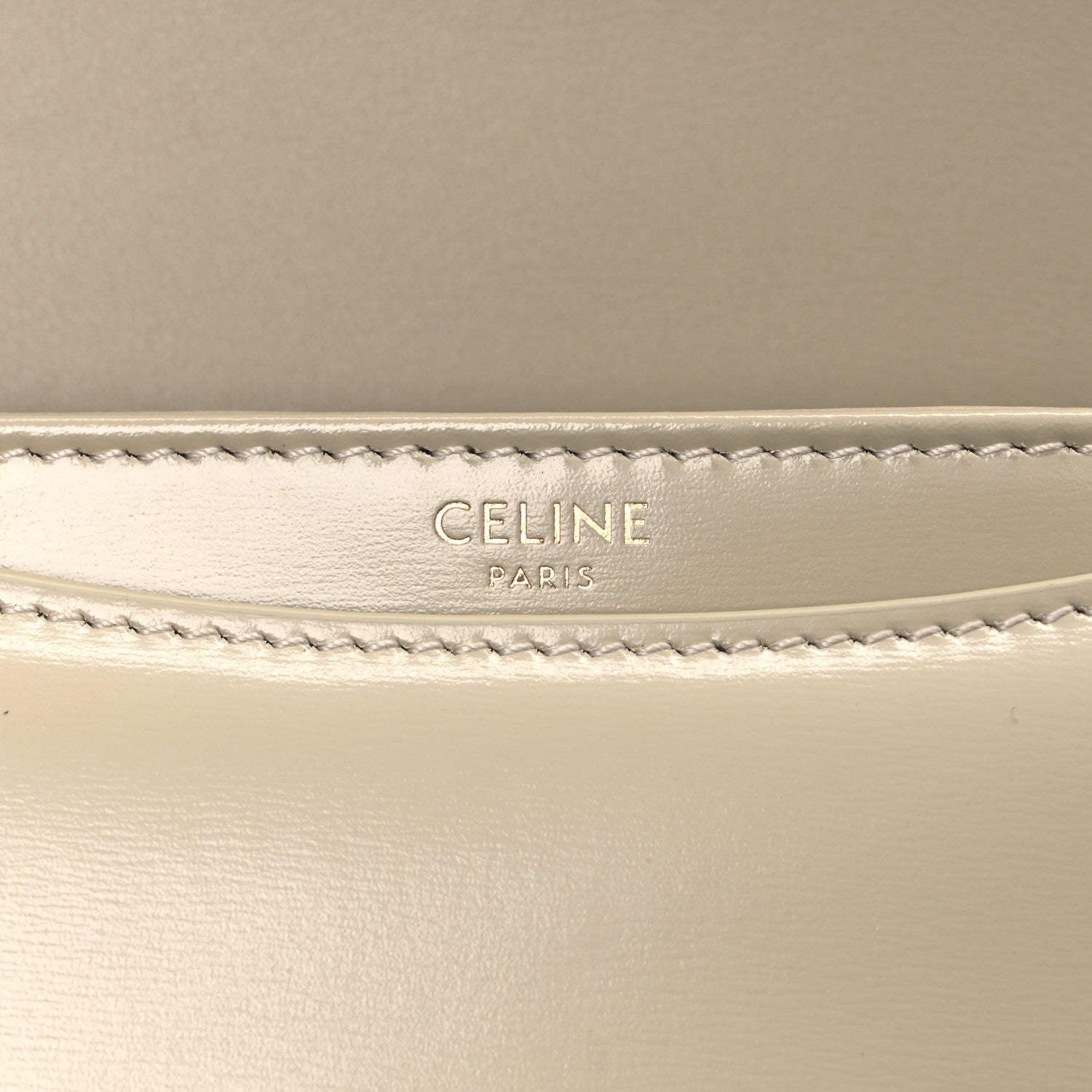 Celine Shiny Calfskin Triomphe Besace Clea Pebble 6 of 11