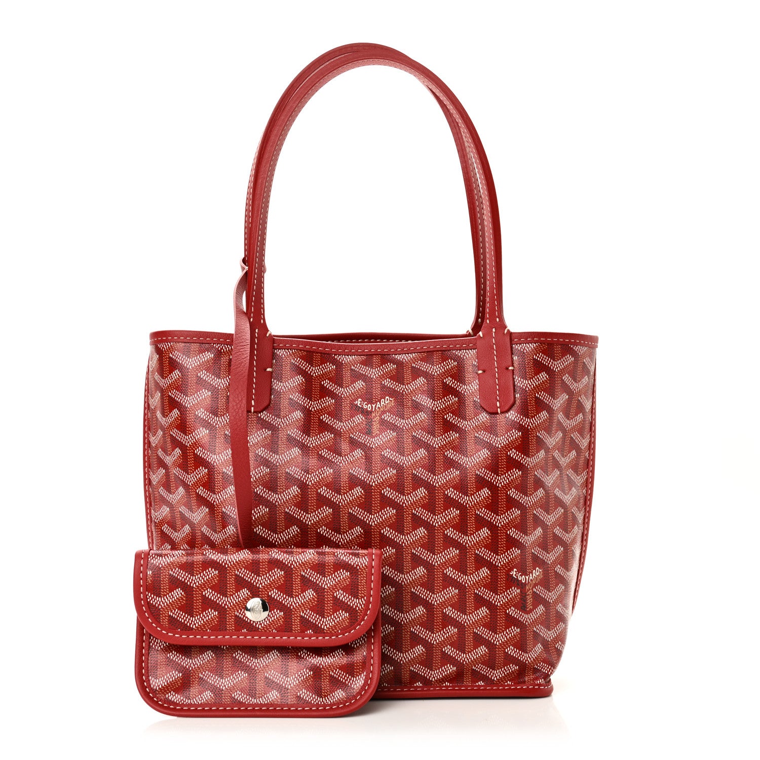 Goyard Goyardine Reversible Mini Anjou Red 4 of 17