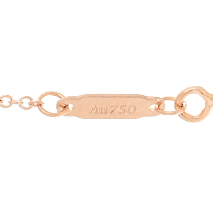 Tiffany 18K Rose Gold Small T Smile Pendant Necklace 6 of 7